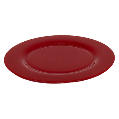 Platzteller Glas rot_side